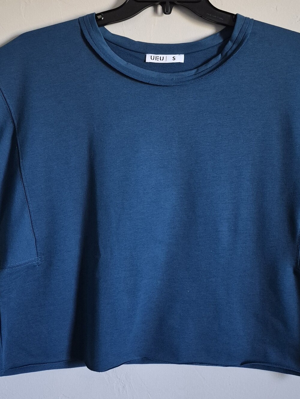UE Teal-Blue Ragland Sleeve Crewneck Shirt